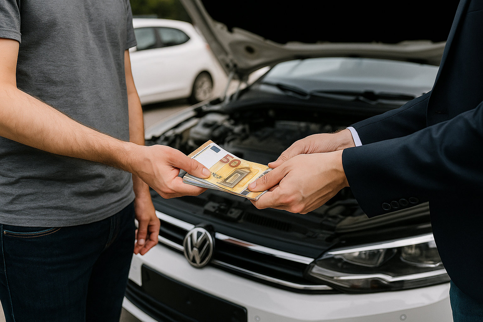 Wer kauft mein Auto mit Motorschaden in bar
